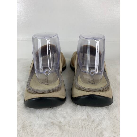 Clarks Springers Women’s Sandals Slides Tan/Brown Size 8 - Picture 3 of 5